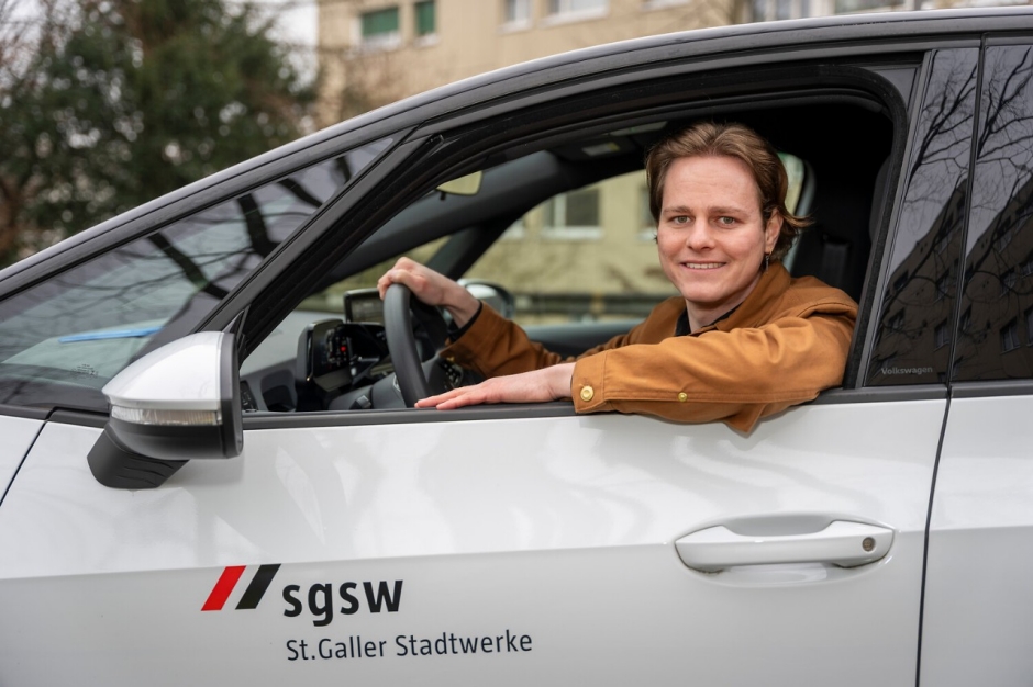 Reto Steingruber ist Verkaufsberater Mobilität bei den St.Galler Stadtwerken.